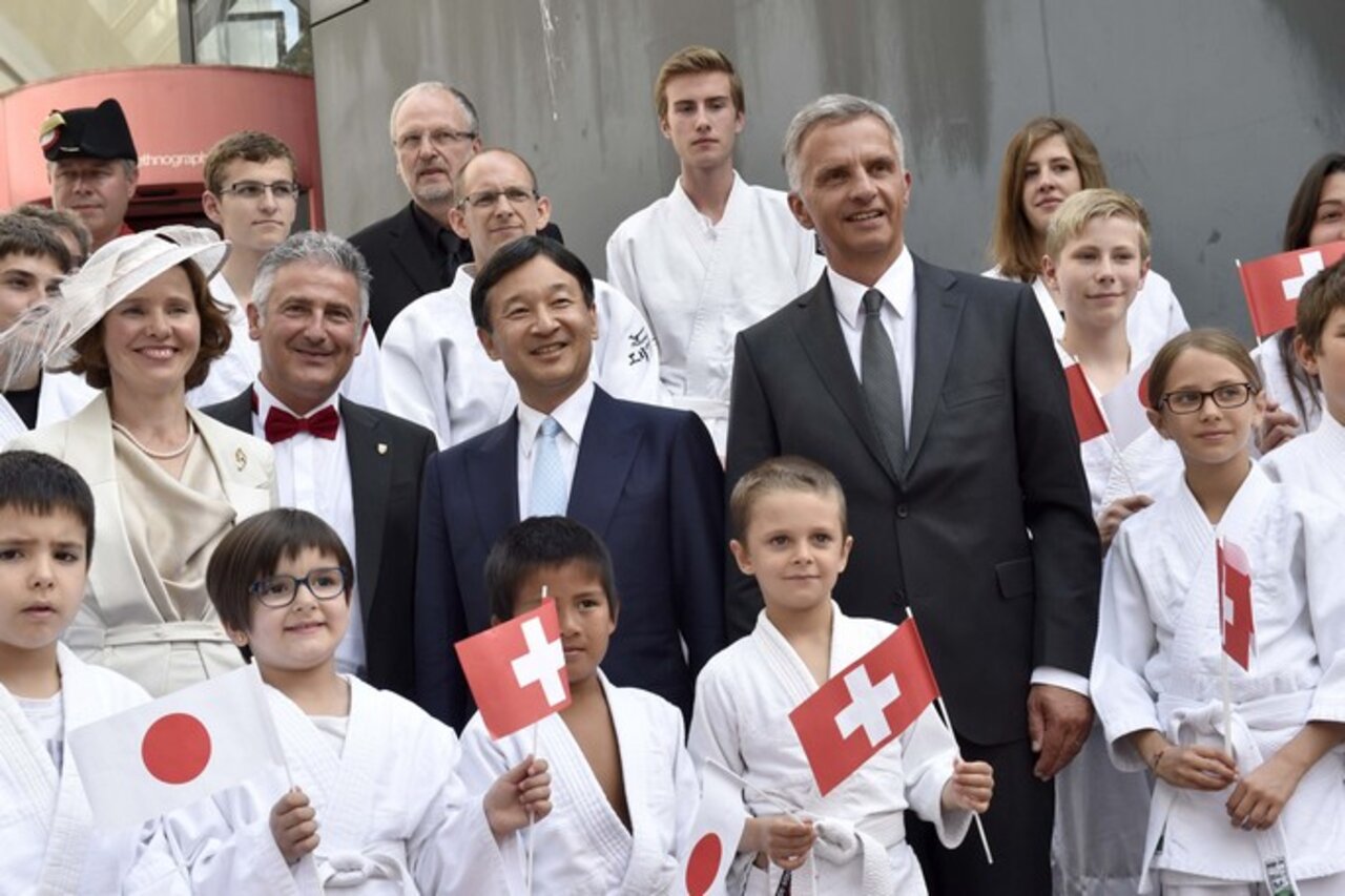 Avec M. Didier Burkhalter, président de la Confédération