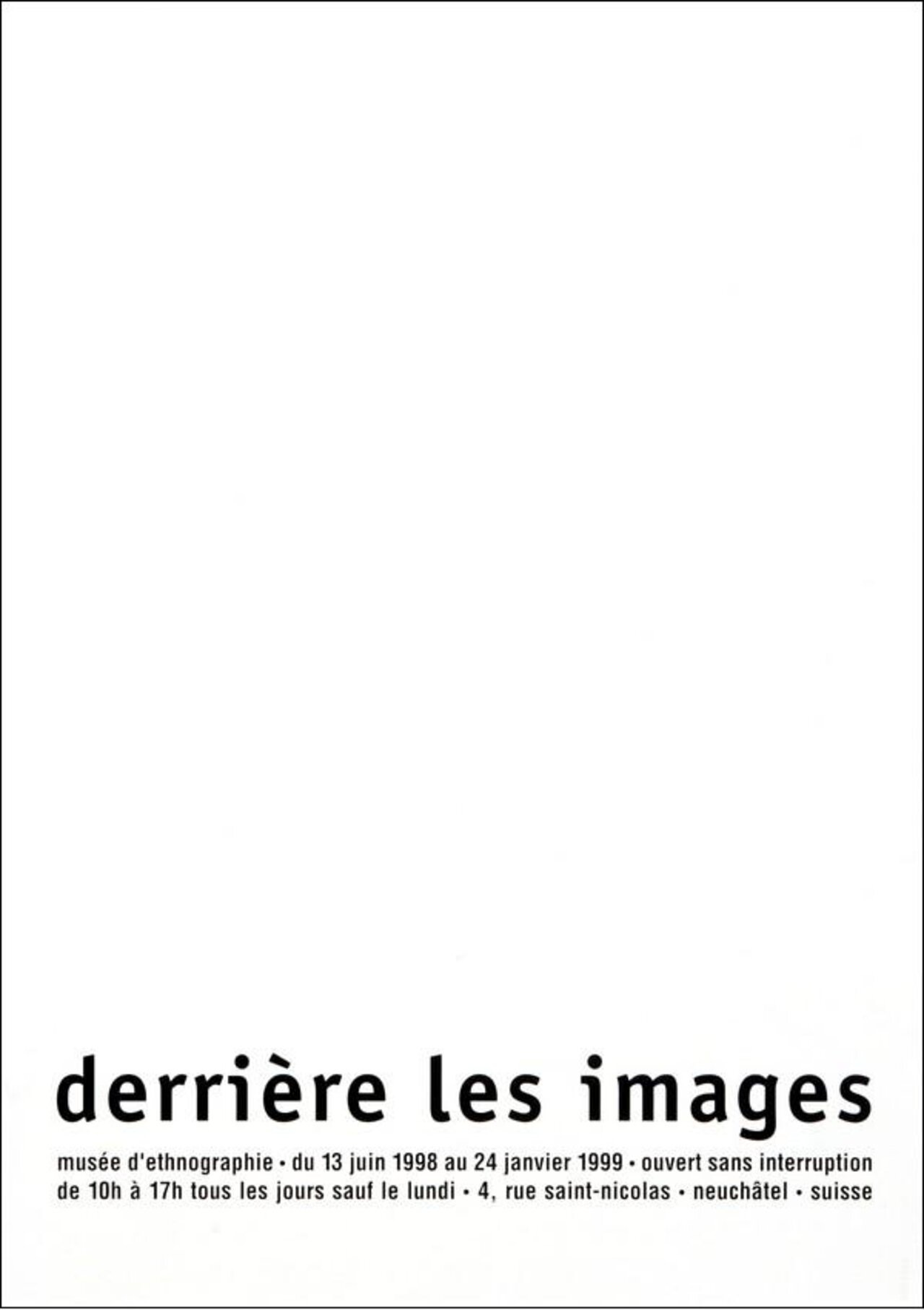 Derrière les images