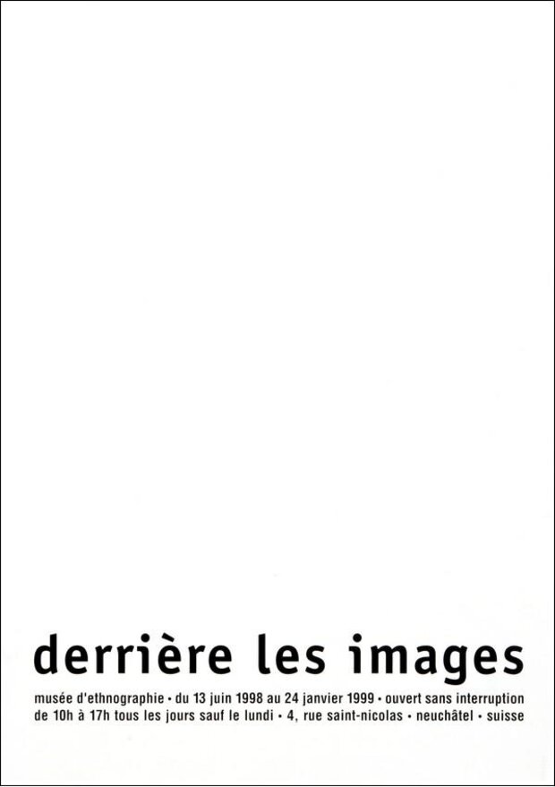 affiche Derrière les images