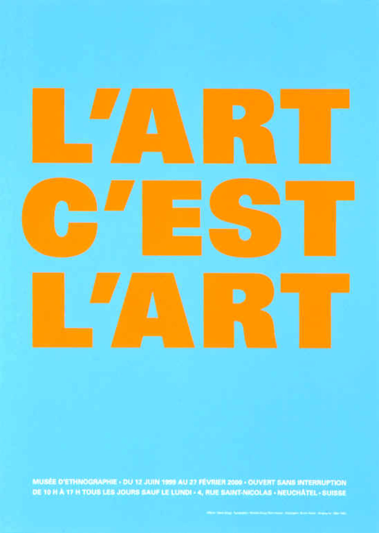 L'Art c'est l'art